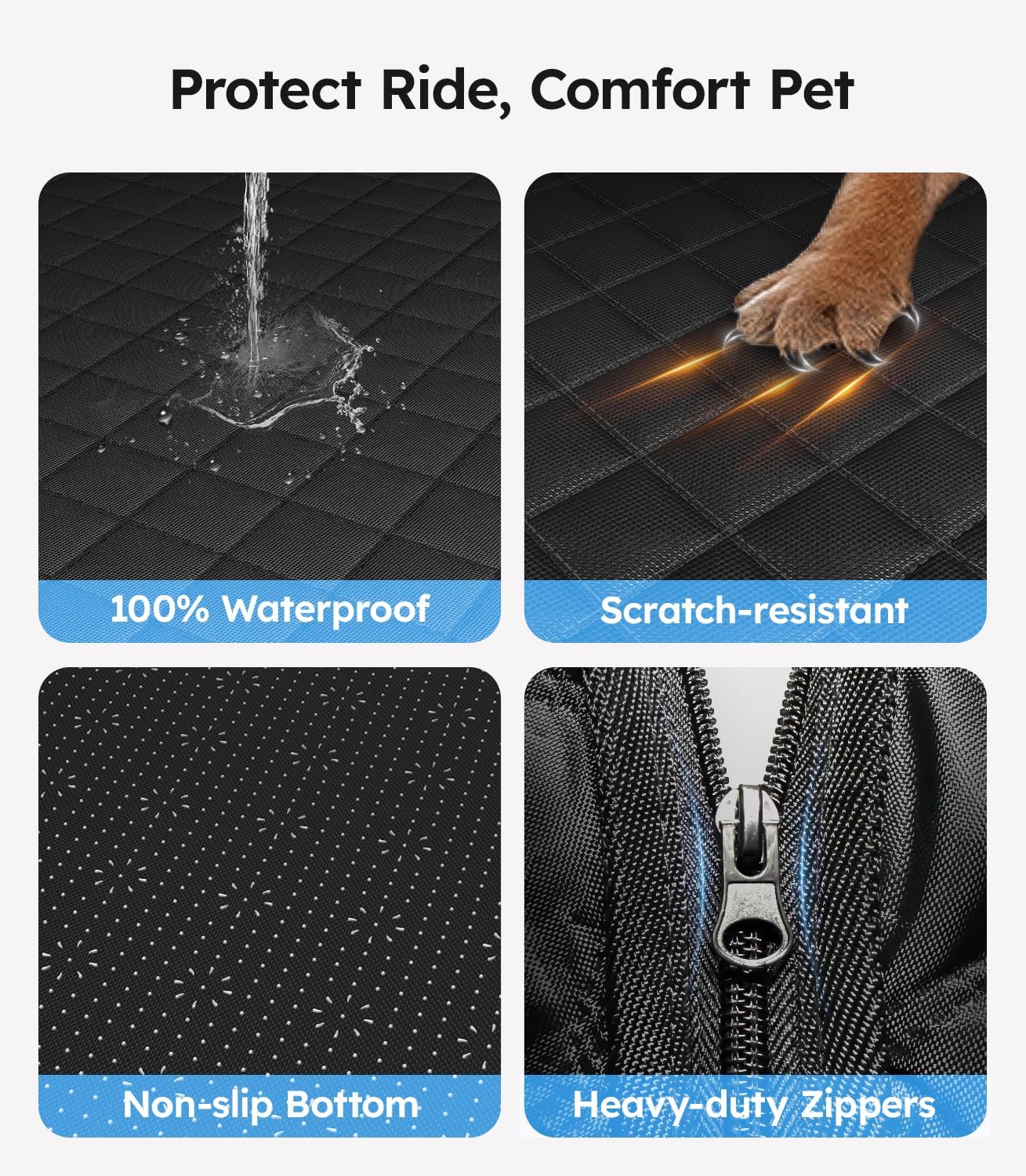 Pet Pad for Car Seat Cover