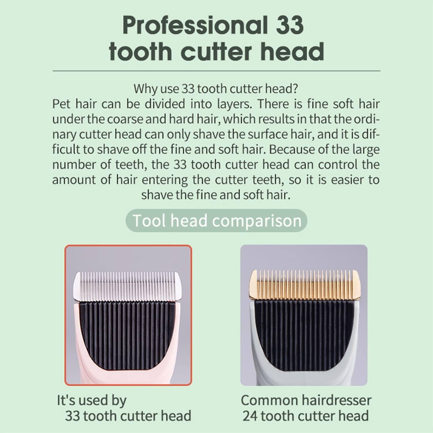Wireless Charging Pet Hair Trimmer Set