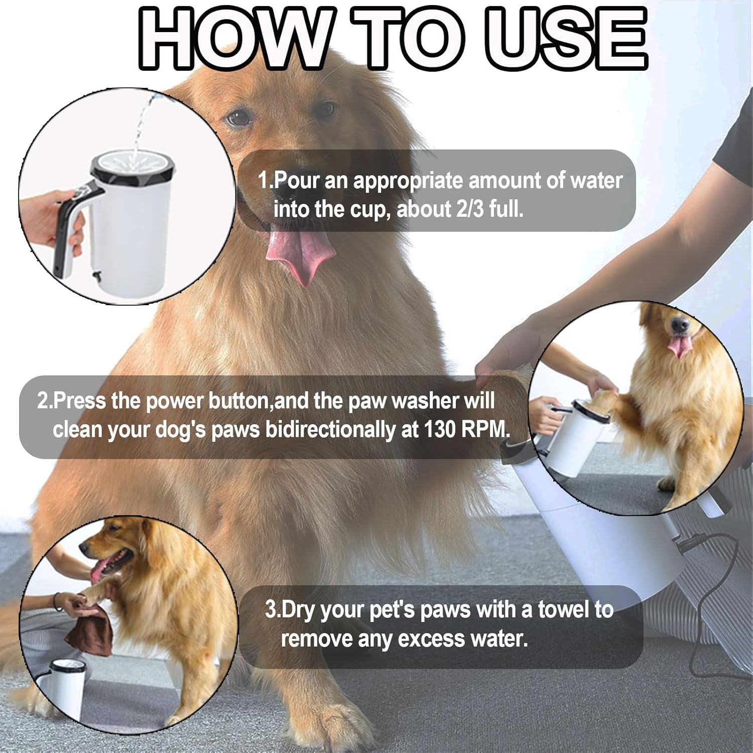 Dog Paw Cleaner Washer