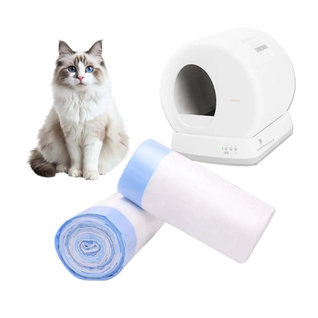 Drawstring Cat Litter Box Liners – 40 Pack