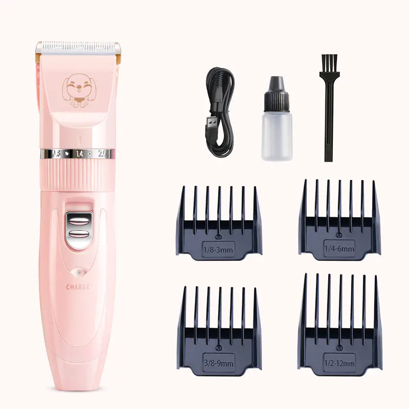 Wireless Charging Pet Hair Trimmer Set