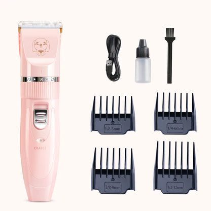 Wireless Charging Pet Hair Trimmer Set
