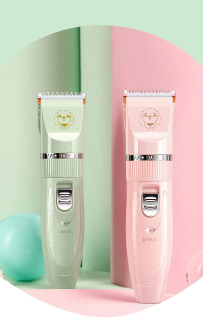 Wireless Charging Pet Hair Trimmer Set
